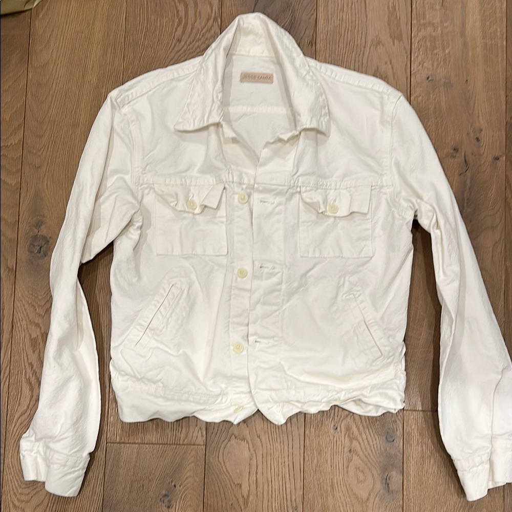 White Denim Jacket